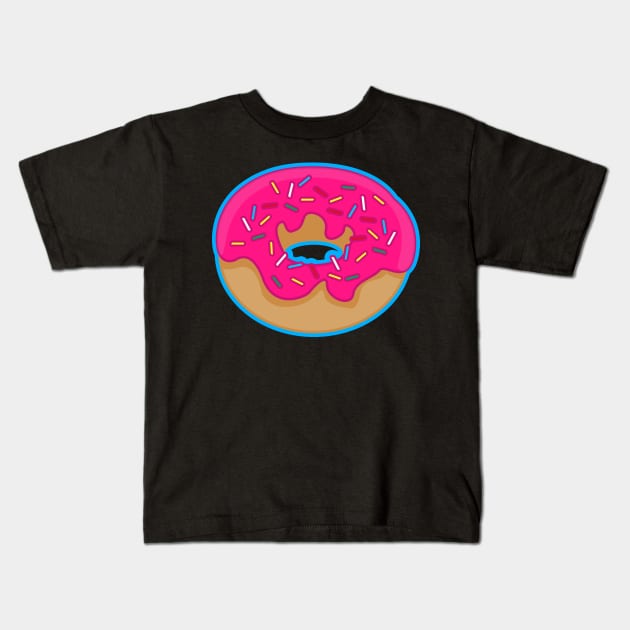 Simpsons Doughnut Kids T-Shirt by winstongambro